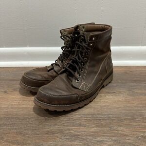 Timberland Earthkeepers Heritage Men's Size 10 Brown Leather Lace Up Boots‎
